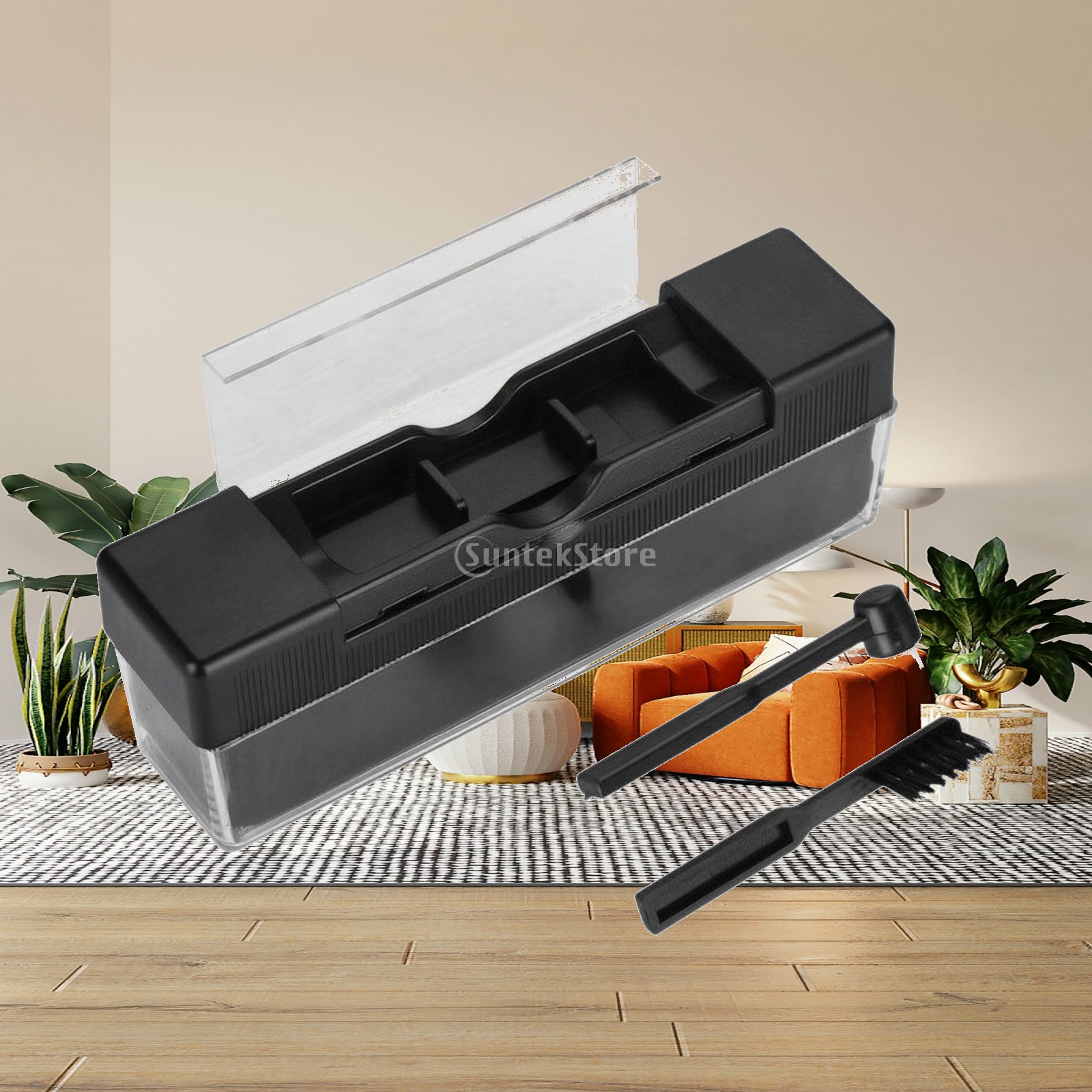 Vinyl Record Cleaner - Plastic reinigingsborstelset voor vinylplaten, inclusief een