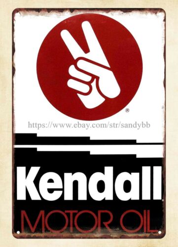 Vintage Collectibles Store - Kendall Motor Oil metalen blikkenbord bewaart