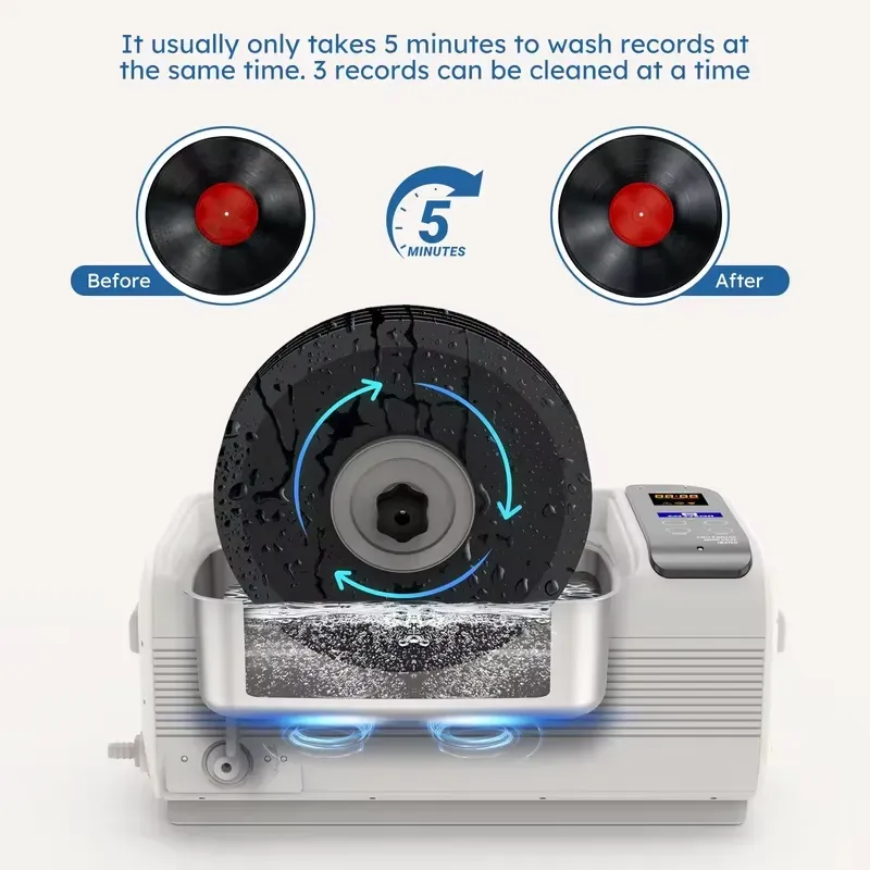 Multifunctionele ultrasone rei - Vinyl Record Cleaner recensie en prijs