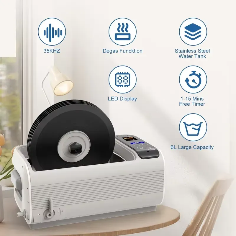 Multifunctionele ultrasone rei - Vinyl Record Cleaner recensie en prijs