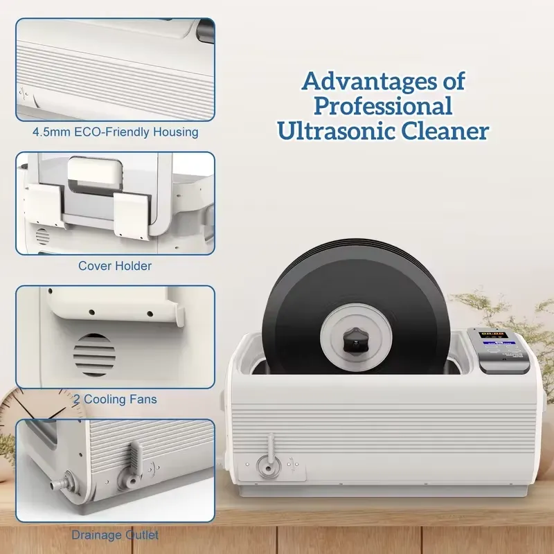 Multifunctionele ultrasone rei - Vinyl Record Cleaner recensie en prijs