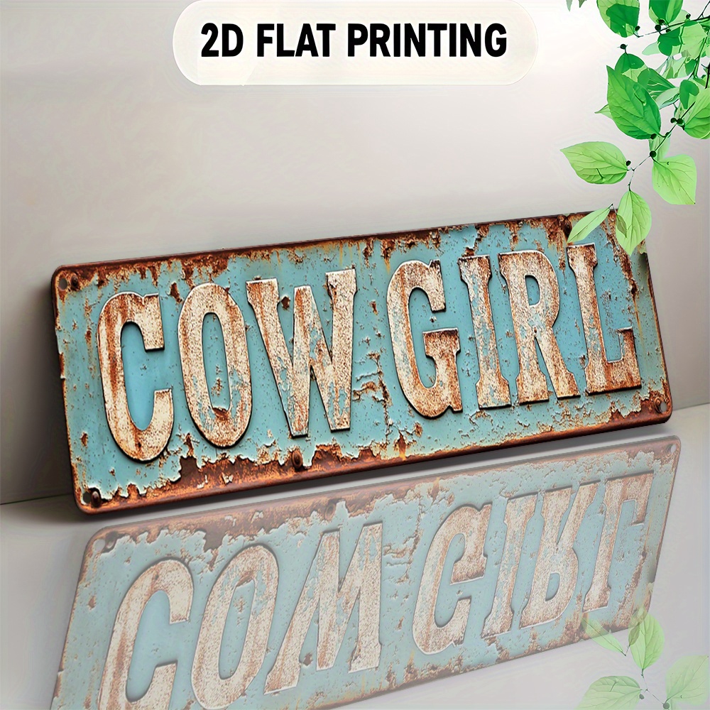 2D Metal Cowgirl Wall Art - Vi - Vintage Collectible Plates recensie en prijs