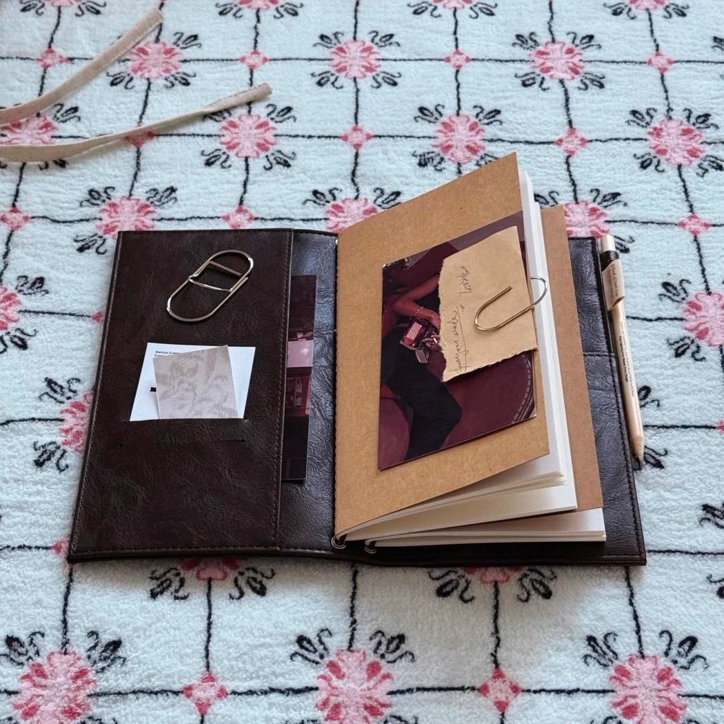 Vintage zwart notitieboekje PU - Vintage Collectible Books recensie en prijs