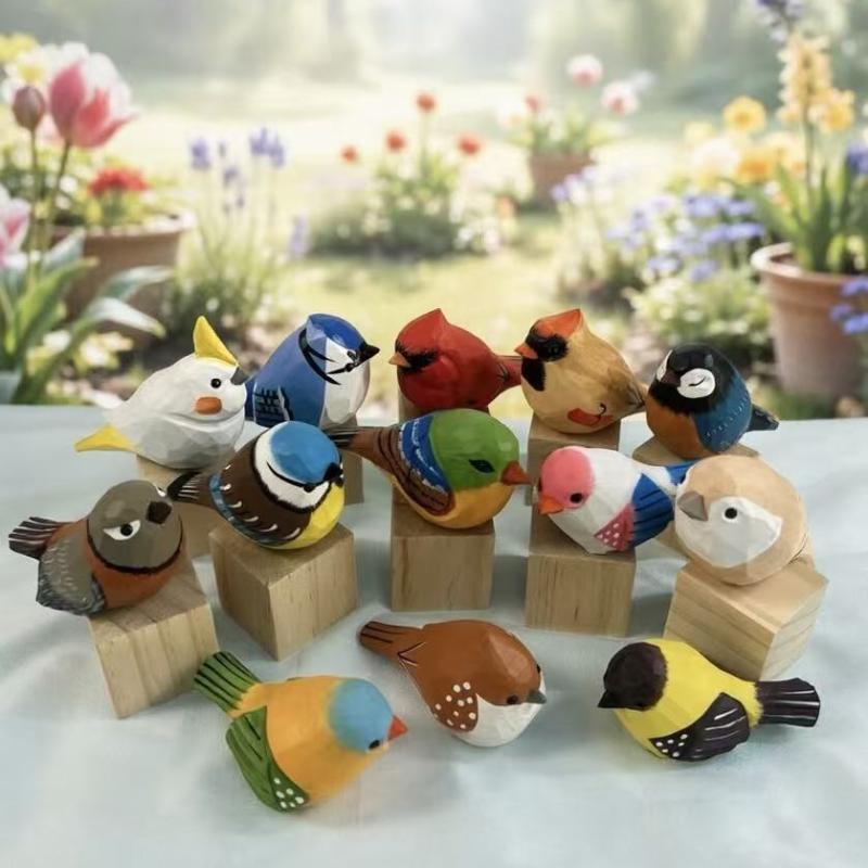 Kawaii handgesneden houten vog - Vintage Collectibles Store recensie en prijs
