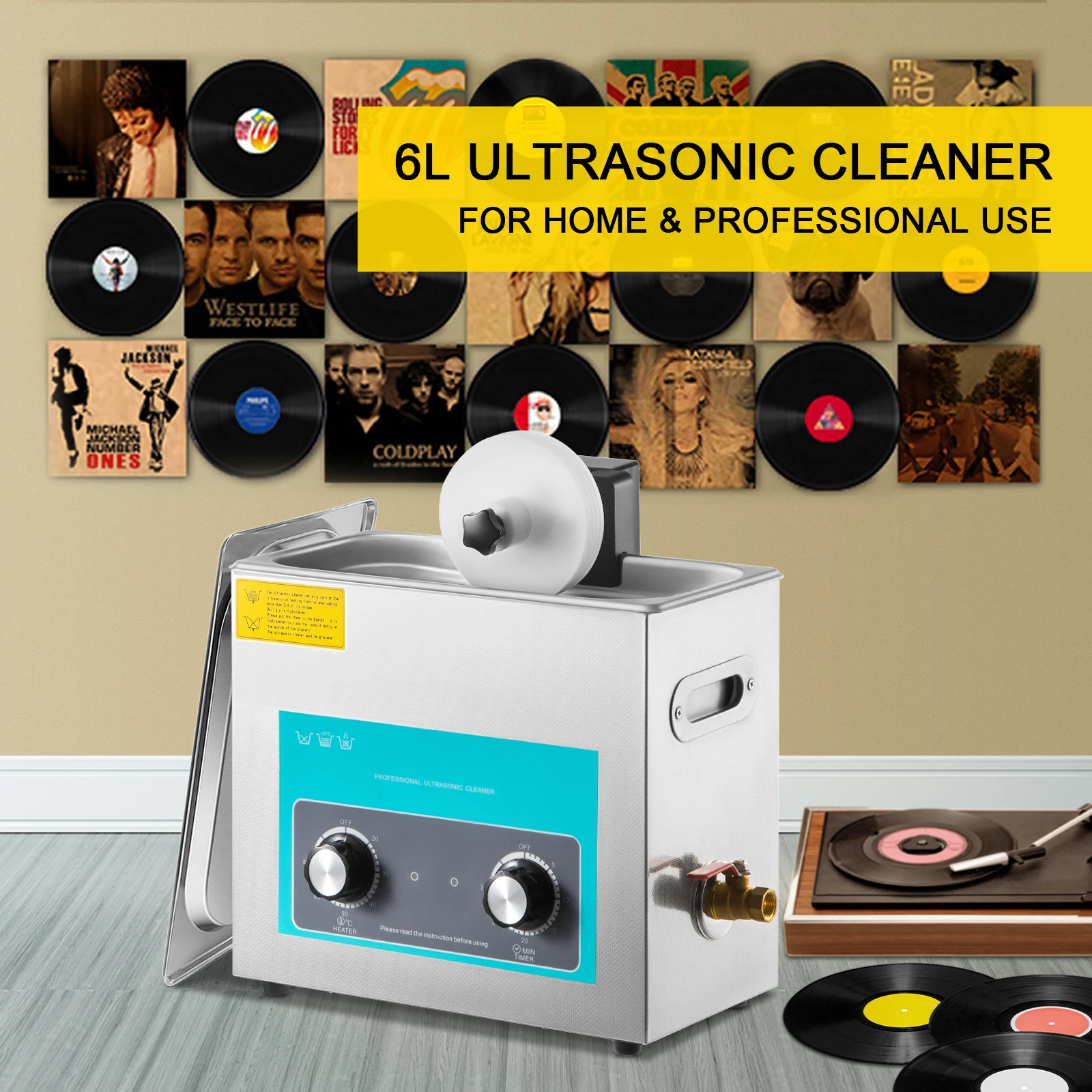 SIHAO 6L Ultrasone Vinylplaten - Vinyl Record Cleaner recensie en prijs
